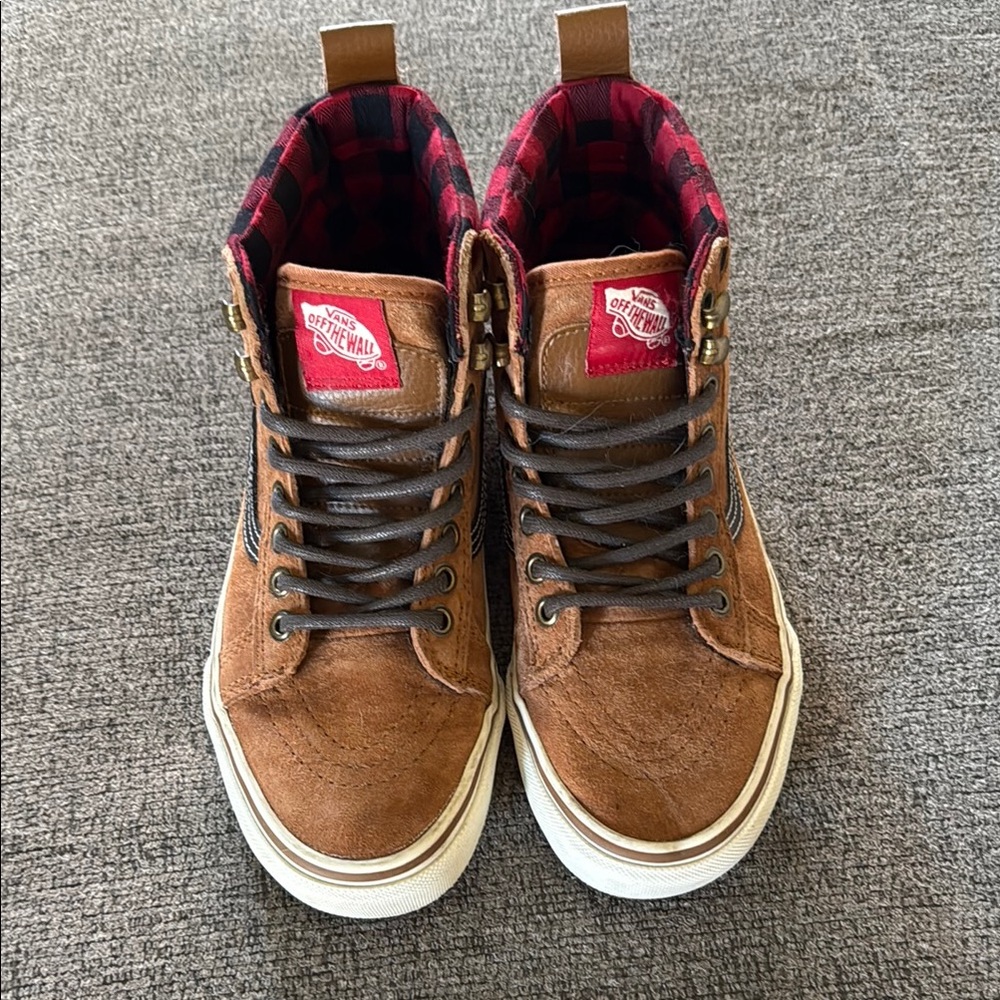 Vans Brown High-Top Sneakers